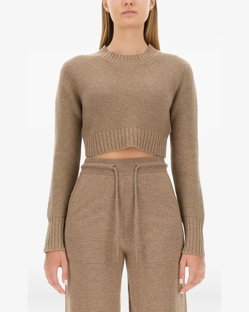 Max Mara cropped sweater - Nude Nude