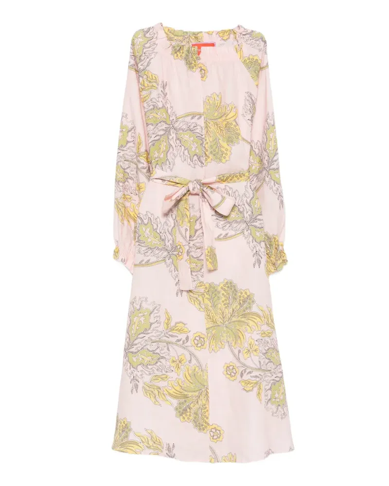 La DoubleJ Kleid mit Blumenprint - Rosa Rosa