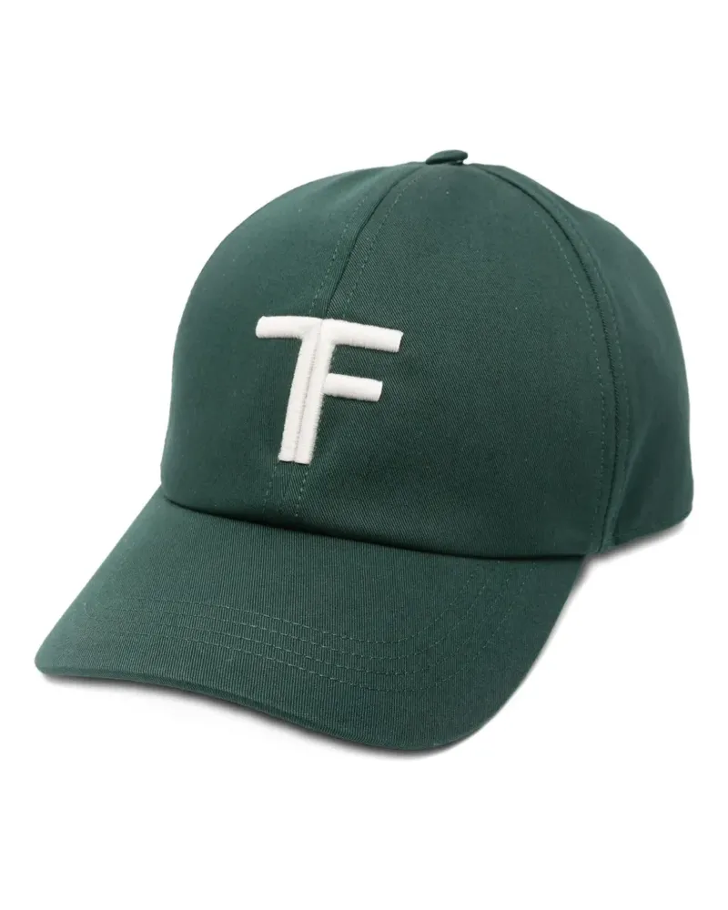 Tom Ford Baseballkappe mit Logo-Stickerei - Grün Grün