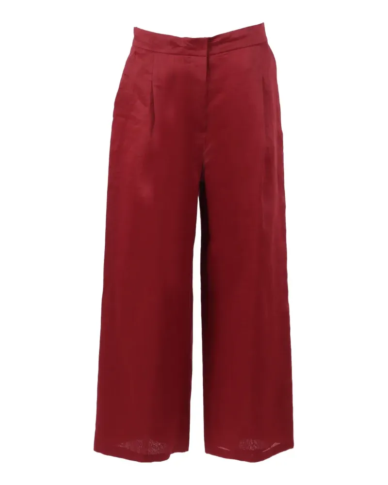 Max Mara pleated wide-leg palazzo pants - Rot Rot