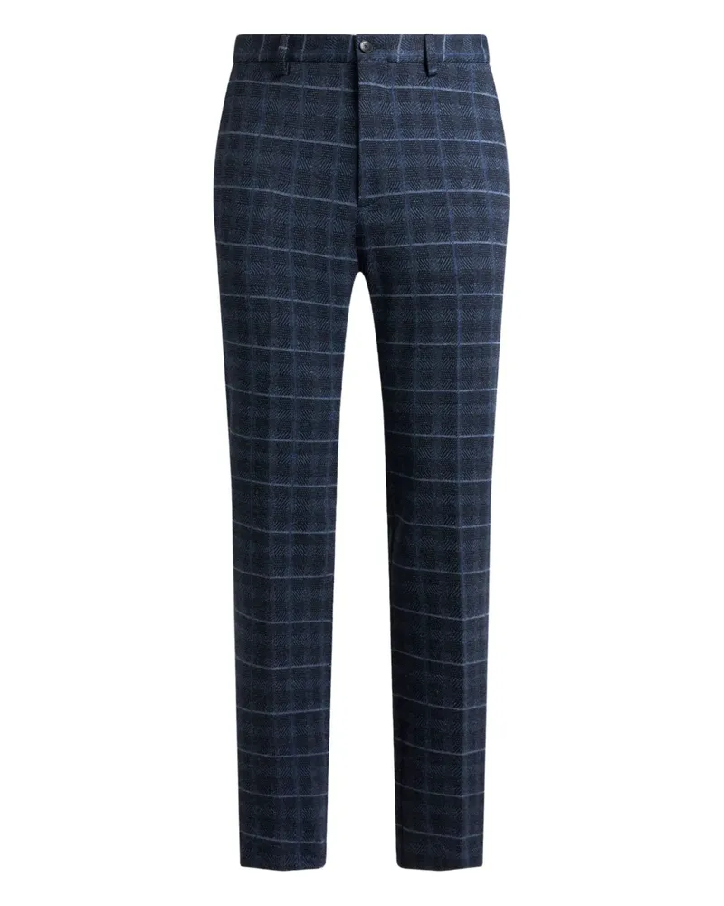 Etro Karierte Hose - Blau Blau