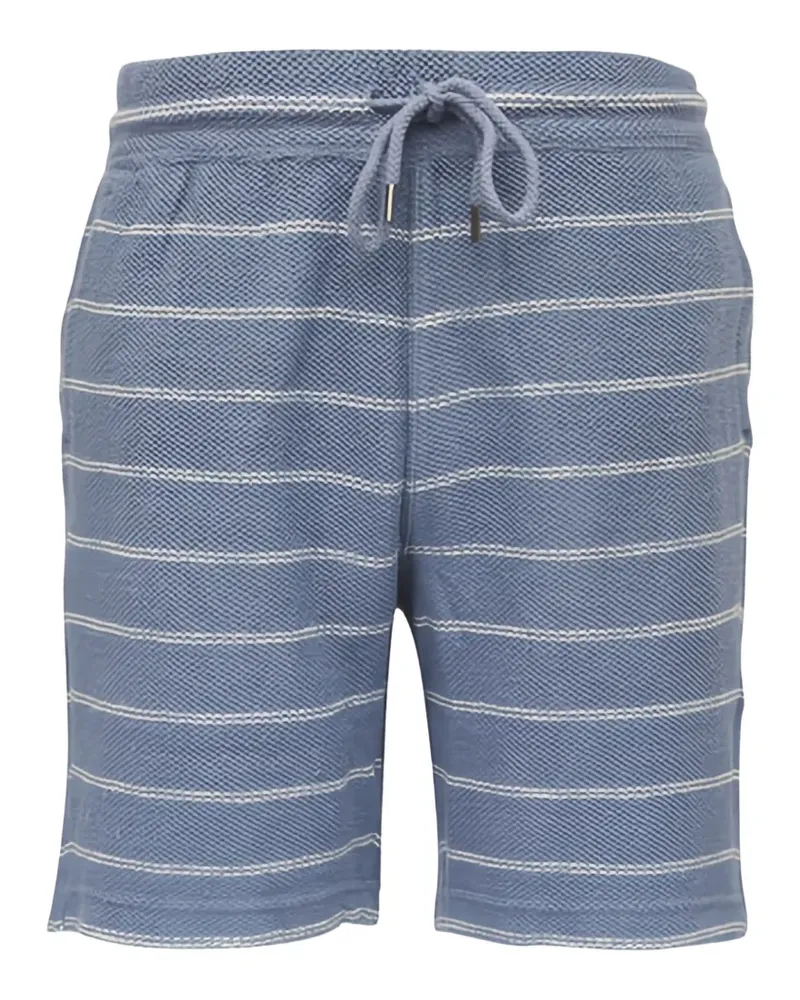 Faherty striped drawstring shorts - Blau Blau