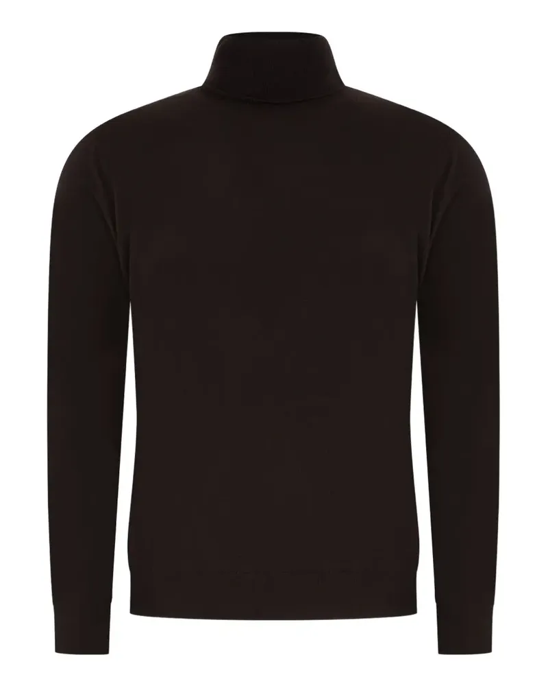 Customer Lovers roll-neck fine-knit sweater - Braun Braun
