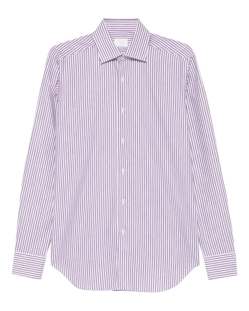 XACUS Gestreiftes Hemd - Violett Violett