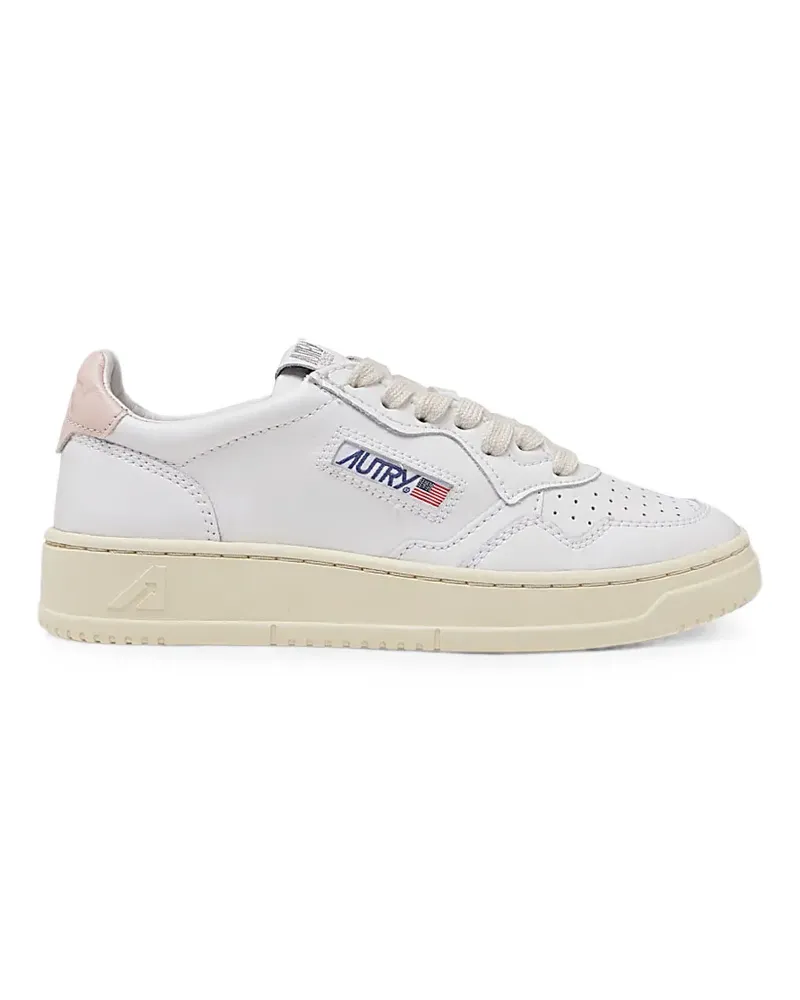 AUTRY Medalist low perforated-toe leather sneakers - Weiß Weiß