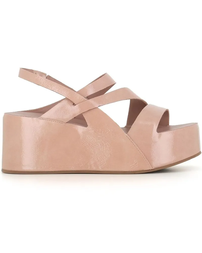 Roberto del Carlo Vetro Sandalen 73mm Nude