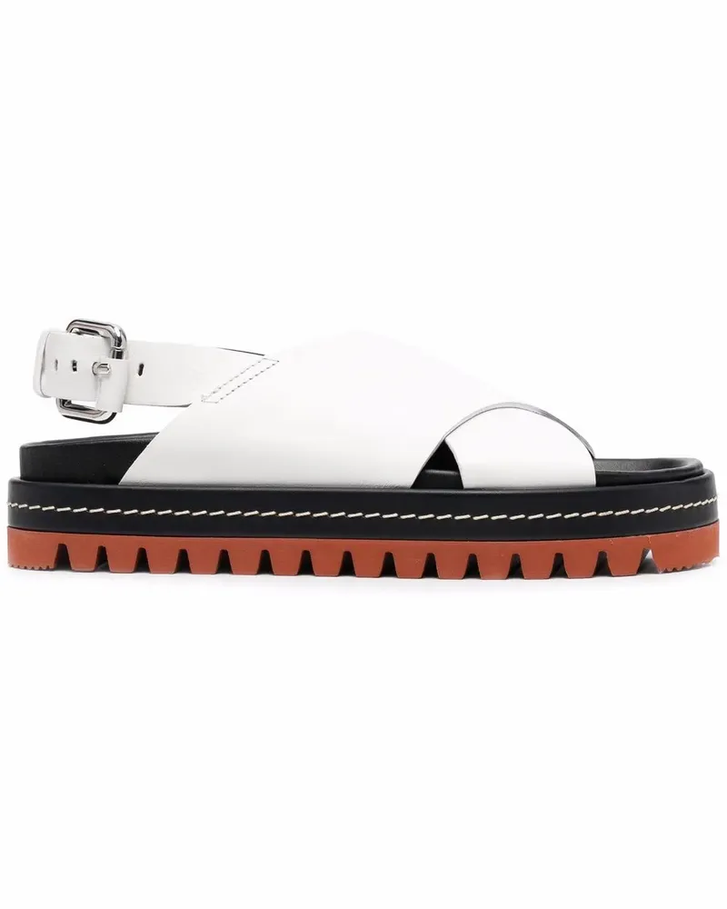 PLAN C Schuhe Plateau-Sandalen - Weiß Weiß