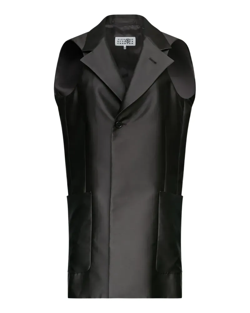 Maison Margiela Ärmellose Weste - Schwarz Schwarz