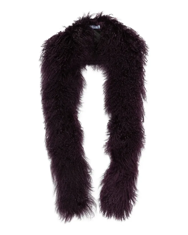Prada Schal aus Shearling - Violett Violett