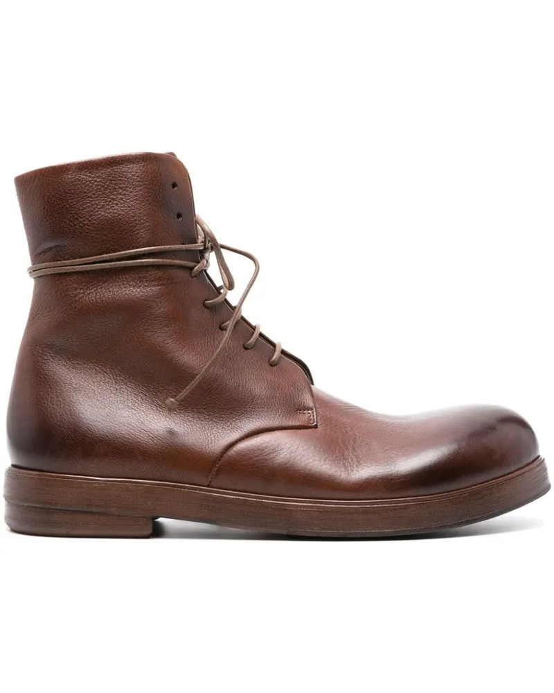 Marsèll Schnürstiefel mit runder Kappe - Braun Braun
