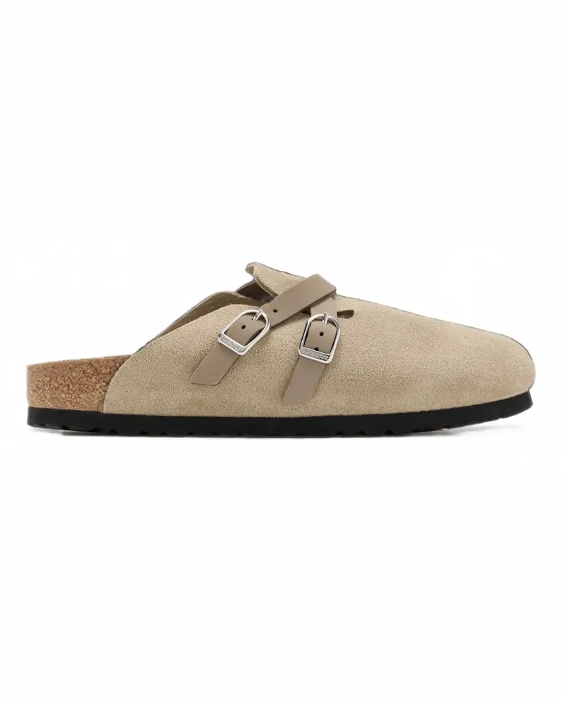 Birkenstock Blair suede mules - Nude Nude
