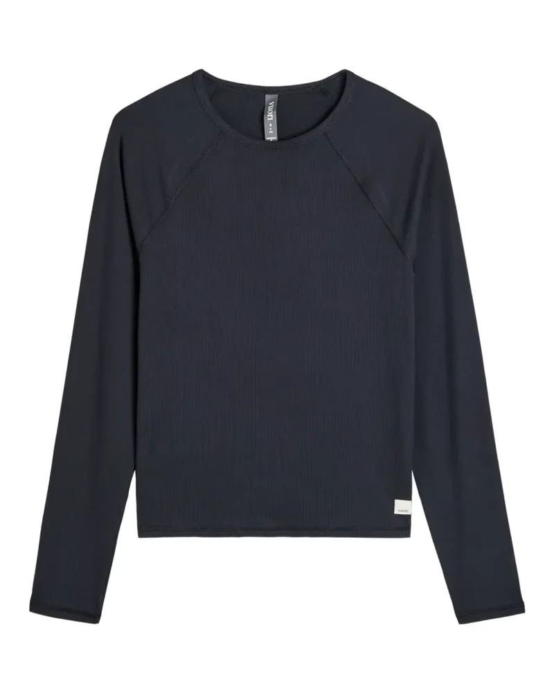 vuori Pose ribbed jersey top - Schwarz Schwarz