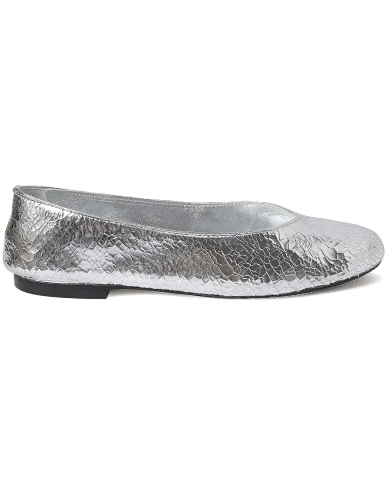 GIMAGUAS Ballerinas mit Metallic-Effekt - Silber Silber