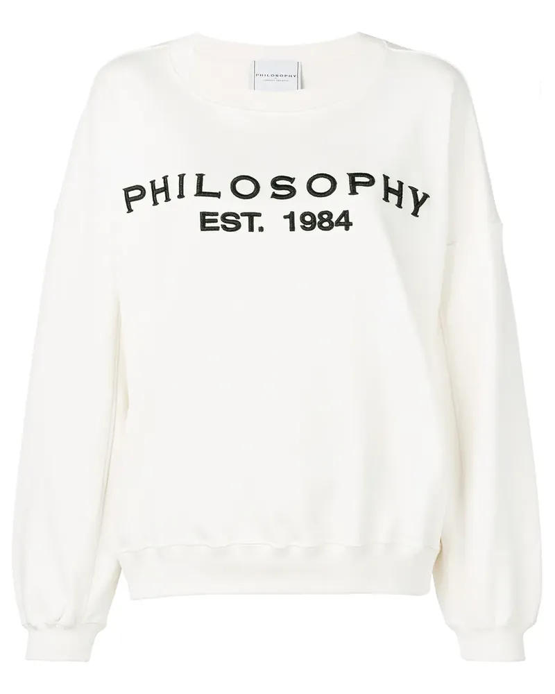 Philosophy Di Lorenzo Serafini Sweatshirt mit tiefen Schultern - Nude Nude
