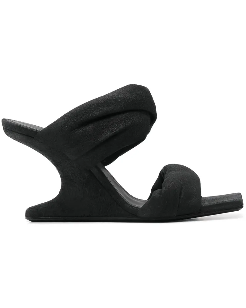 Rick Owens Cantilever 8 Sandalen 80mm - Schwarz Schwarz