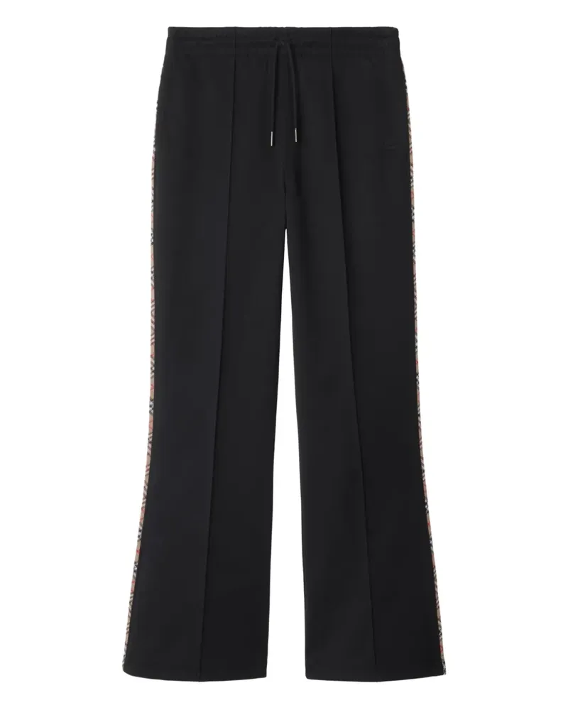 Burberry Jogginghose mit Karomuster - Schwarz Schwarz