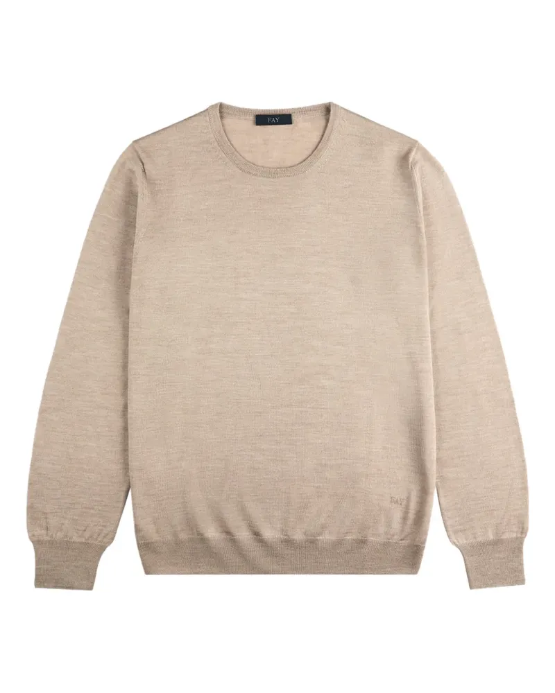 Fay crew-neck sweater - Nude Nude