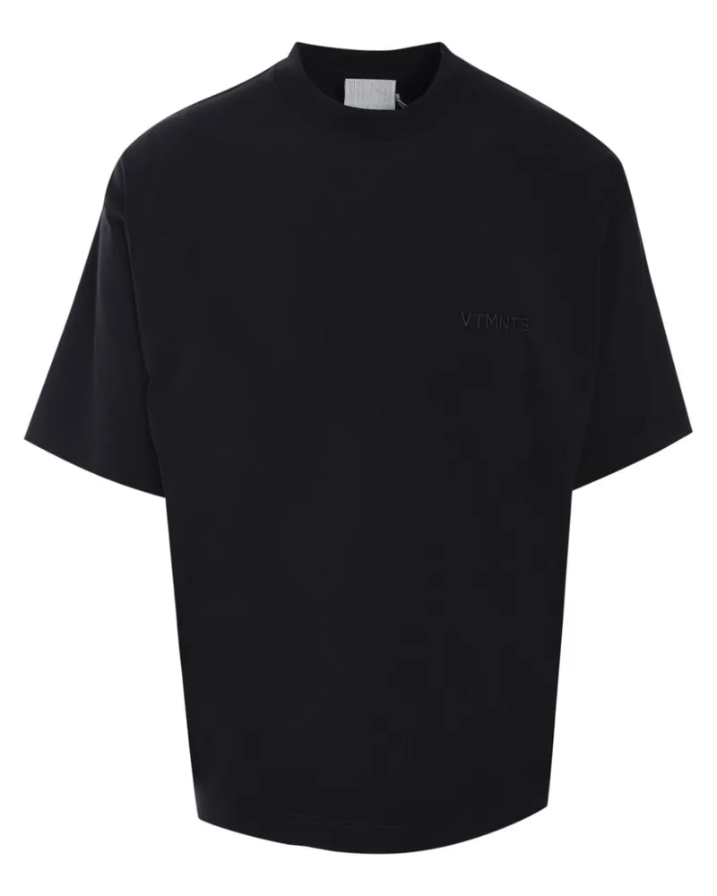 VTMNTS Paris T-Shirt - Schwarz Schwarz
