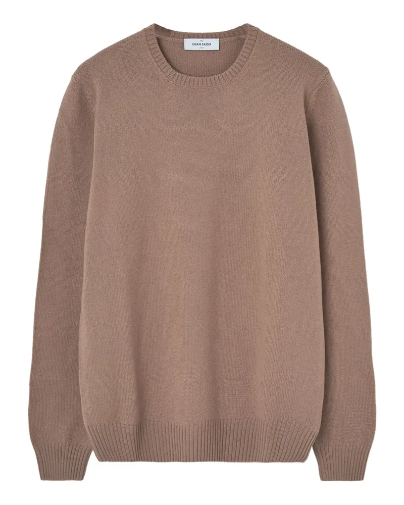 Gran Sasso Kaschmirpullover mit Rundhalsausschnitt - Braun Braun