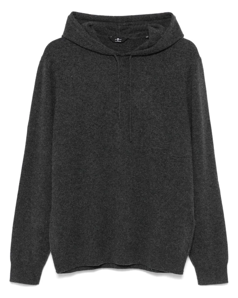 7 for all mankind Hoodie aus Kaschmir Grau