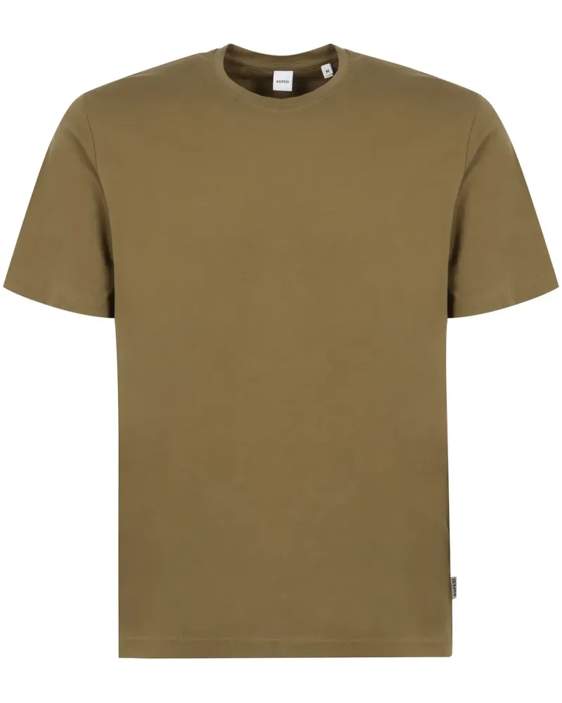ASPESI T-Shirt aus Baumwolle - Grün Grün
