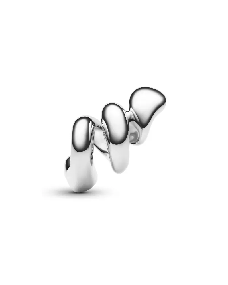 Maria Black Coil Crawler Ohrring - Silber Silber