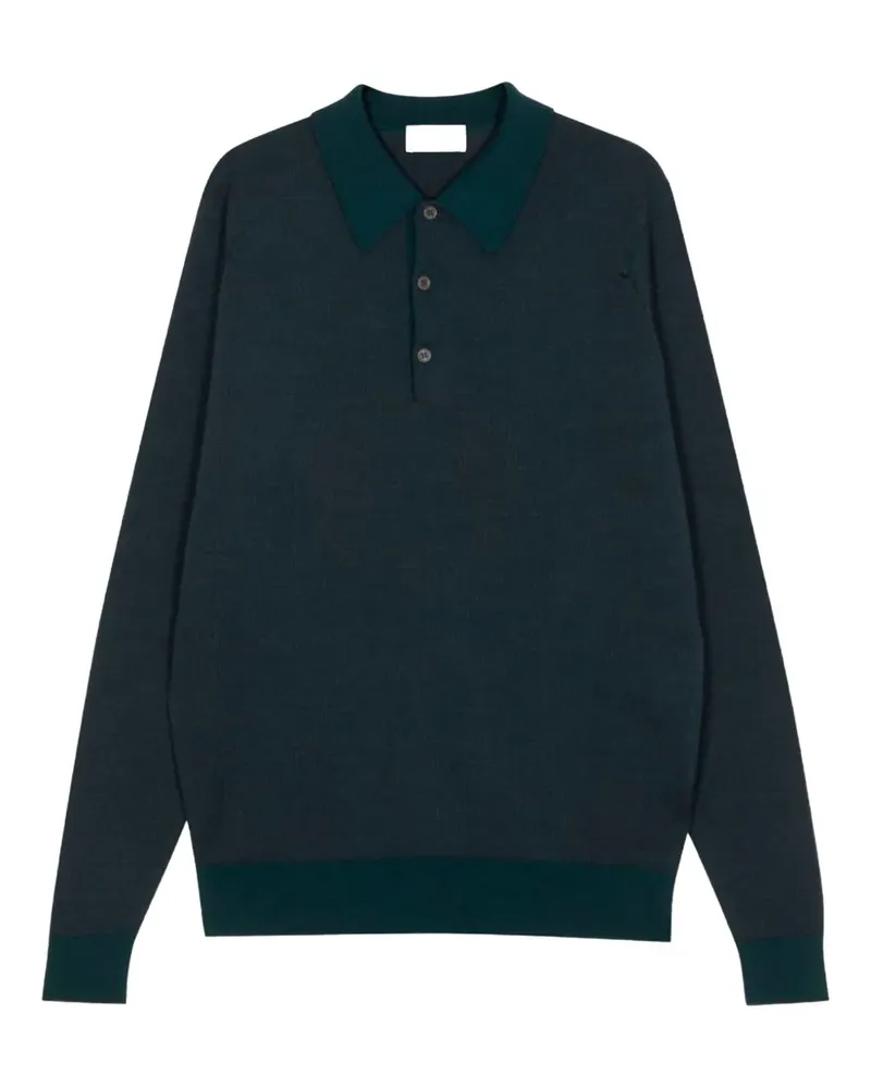 John Smedley Herbie Poloshirt - Blau Blau