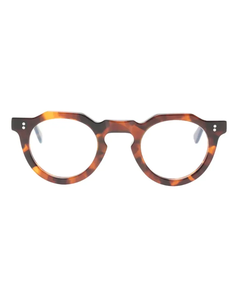 Lesca Runde Pica Brille - Braun Braun