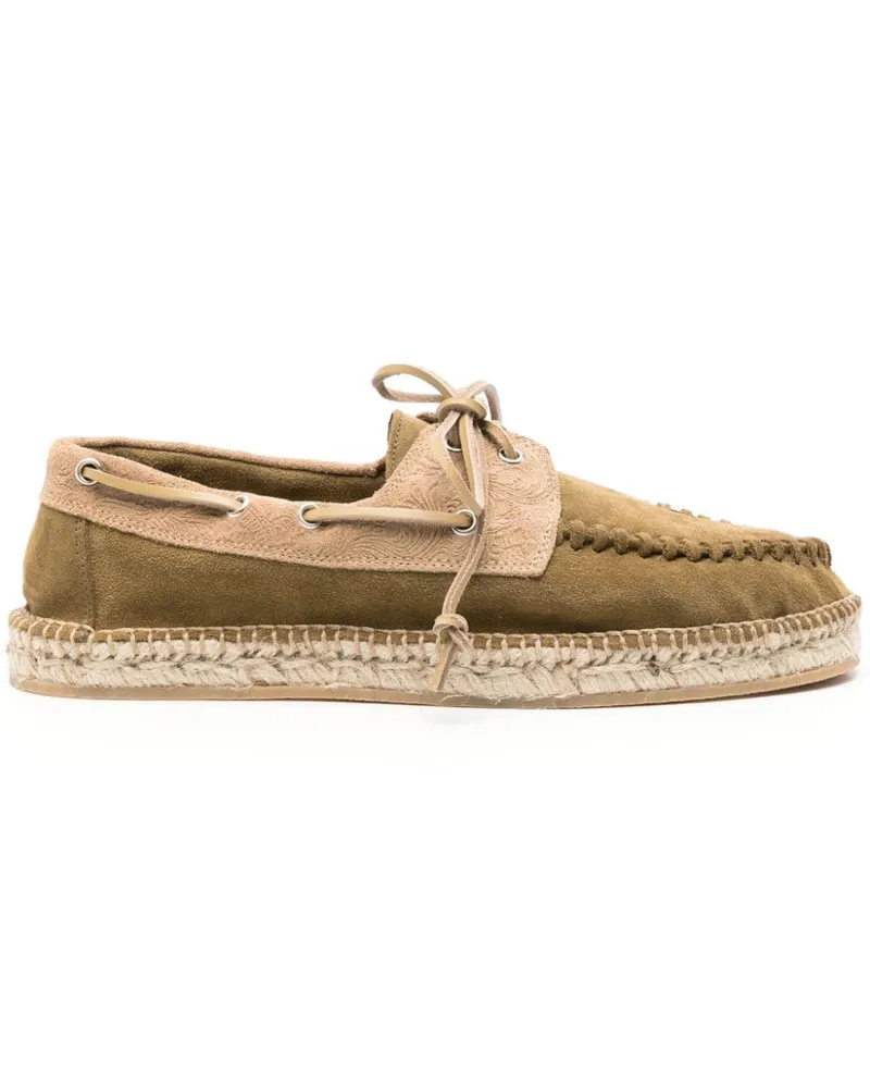Scarosso Kai Espadrilles aus Wildleder - Grün Grün
