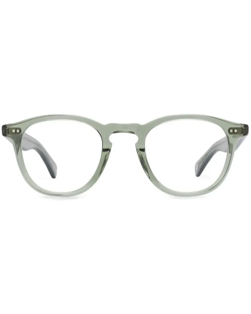 Garrett Leight Brille mit rundem Gestell - Grün Grün