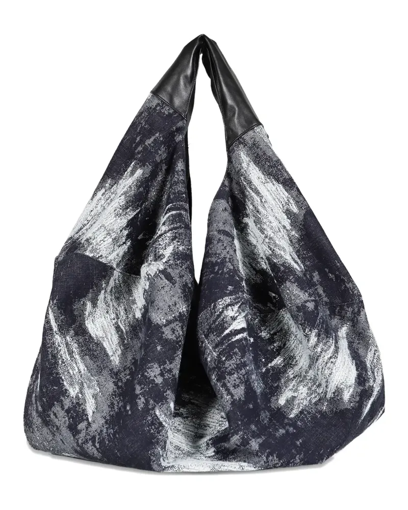 TAAKK denim shoulder bag - Schwarz Schwarz