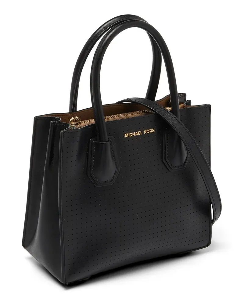 Michael Kors Mercer perforated tote bag - Schwarz Schwarz