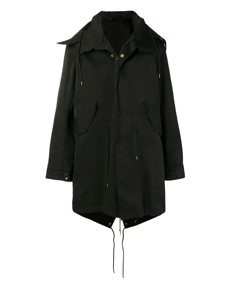 Ten c Parka mit Pattentaschen - Schwarz Schwarz