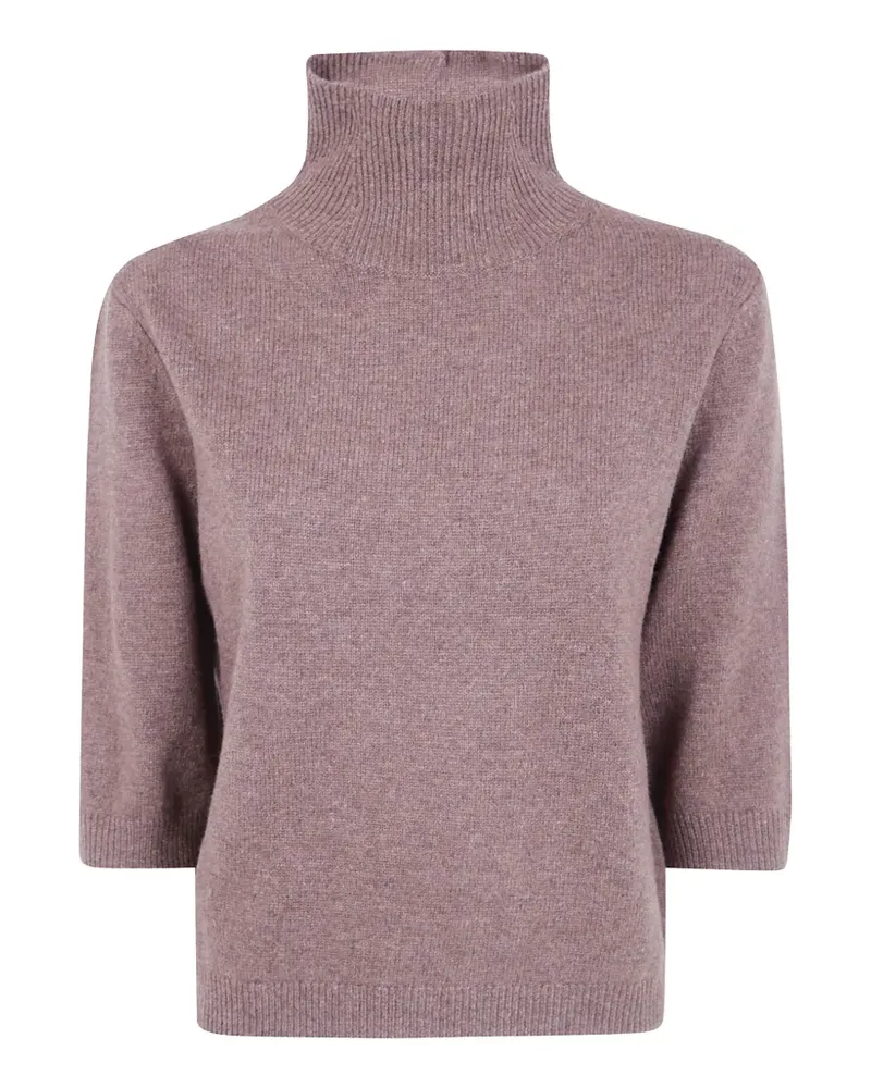 JcSophie Kurzärmeliger Rollkragenpullover - Rosa Rosa
