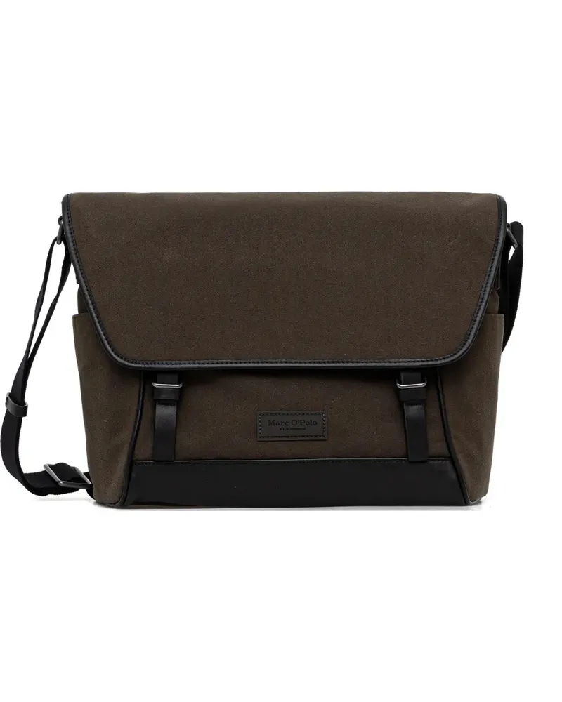 Marc O'Polo medium flap-fastening briefcase - Braun Braun