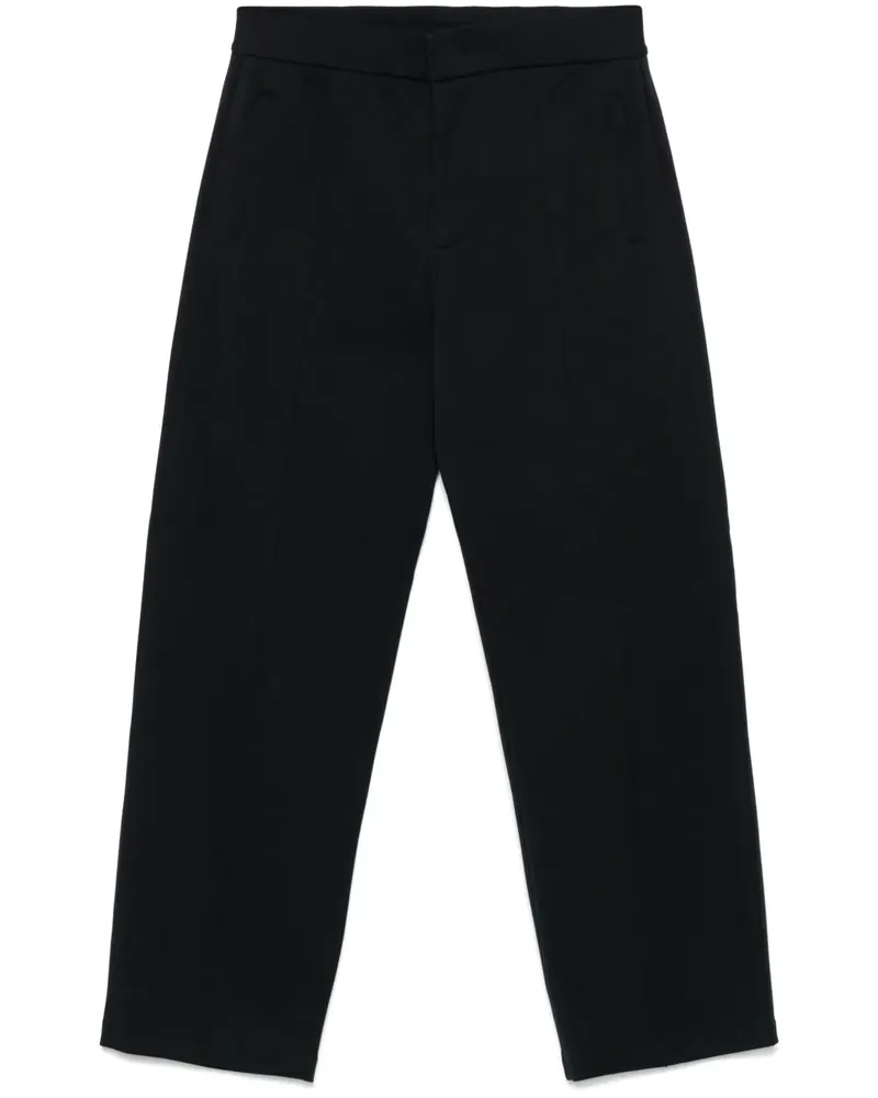 Emporio Armani Klassische Twill-Hose - Blau Blau