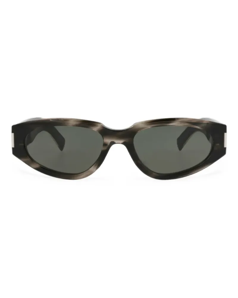 Saint Laurent Geometrische SL618 Sonnenbrille - Grau Grau