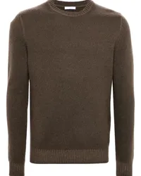 Malo Pullover mit Rundhalsausschnitt Braun