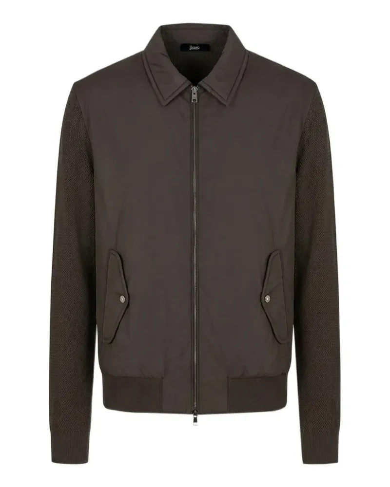 Herno panelled cardigan - Braun Braun