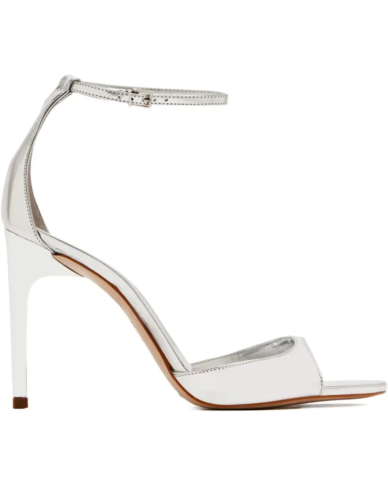Schutz 100mm Scarlett ankle-strap stiletto sandals - Silber Silber