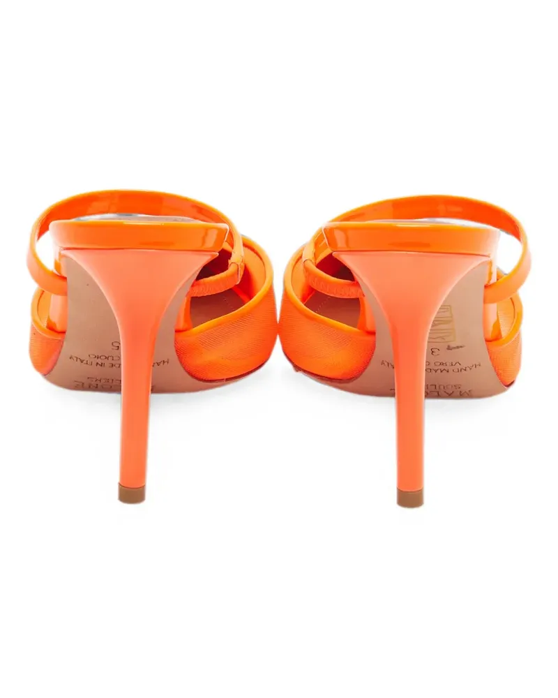 Malone Souliers Clio leather mules - Orange Orange