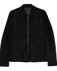 Salvatore Santoro Jacke aus Wildleder Schwarz