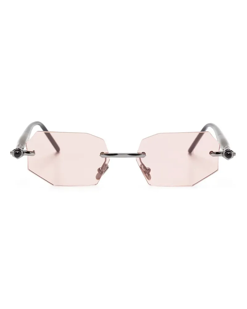 KUBORAUM Maske P63 Sonnenbrille - Silber Silber