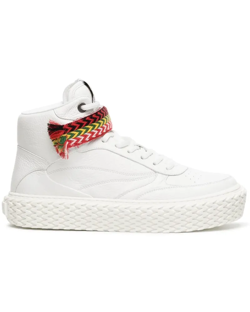 Lanvin Klassische High-Top-Sneakers - Weiß Weiß