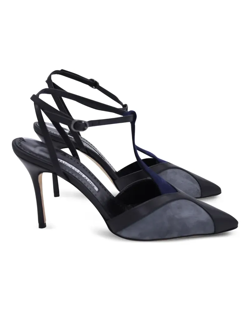 Manolo Blahnik Catillo Pumps mit Schnalle - Grau Grau