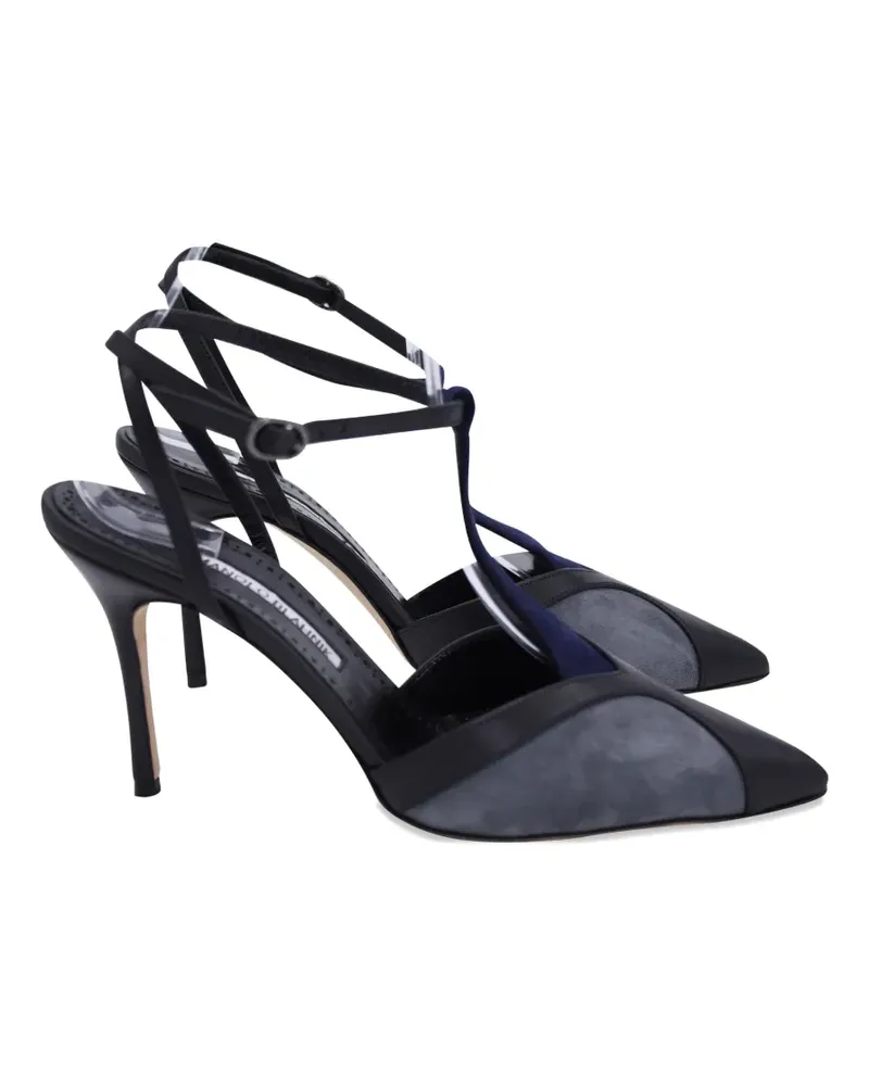 Manolo Blahnik Catillo buckled pumps - Grau Grau