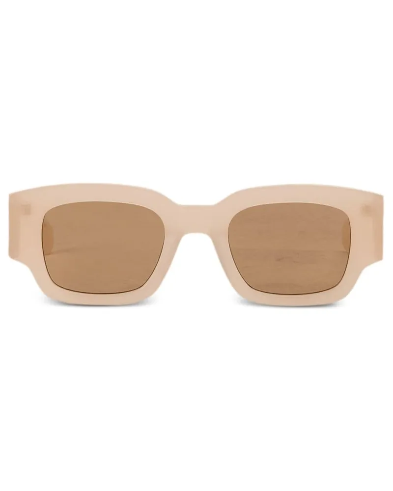 AMI Paris Classical Sonnenbrille mit eckigem Gestell - Nude Nude