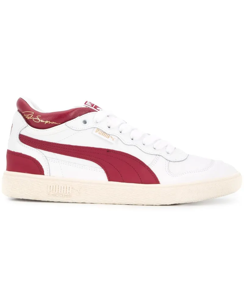 Puma Sneakers mit Kontrasteinsätzen - Weiß Weiß