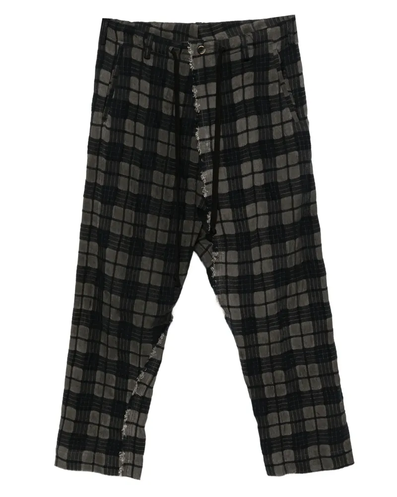 Uma Wang Hose im Distressed-Look - Schwarz Schwarz