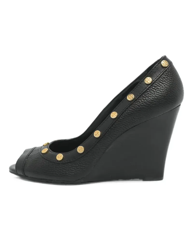 Tory Burch Nelson wedged pumps - Schwarz Schwarz
